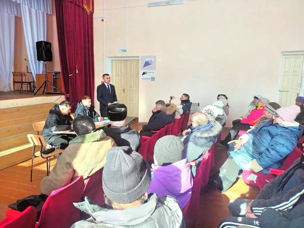 Встреча информационной группы с населением Тучубаевского сельского поселения