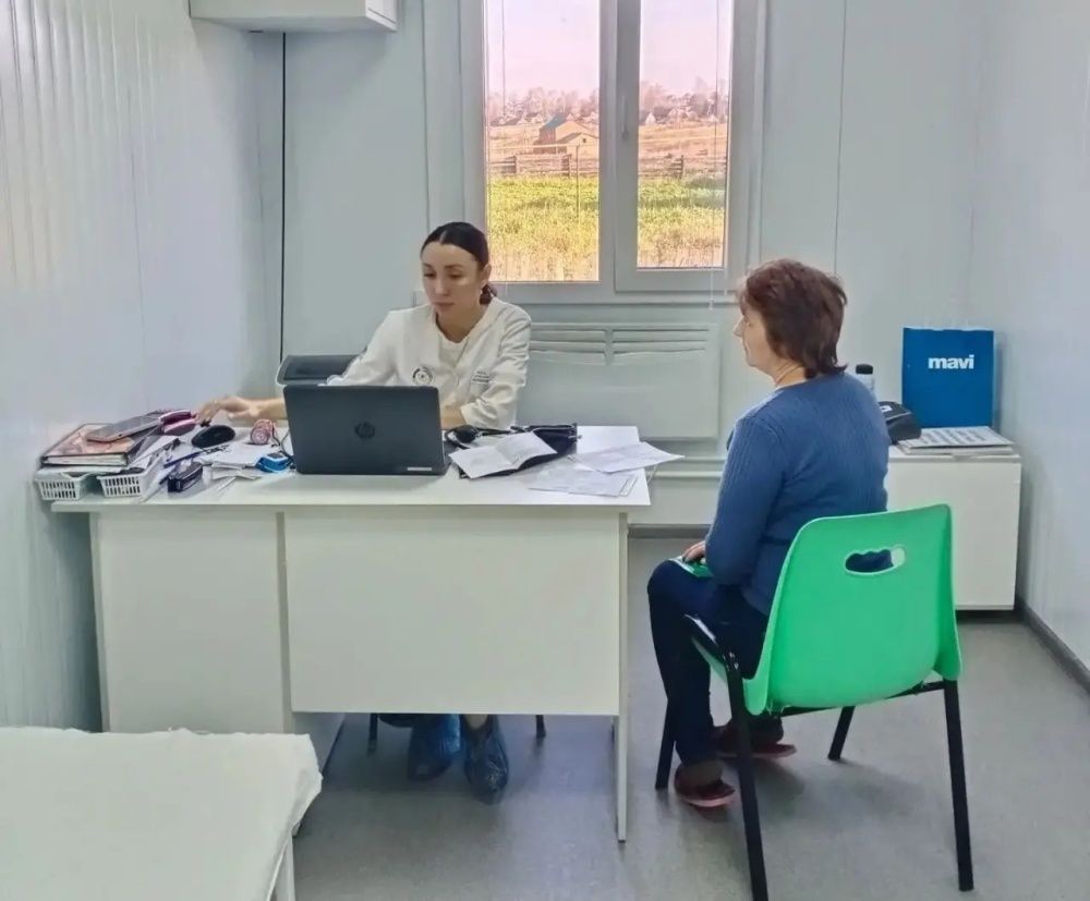 Плановый выезд врача-терапевта Шариповой Айгуль Алмазовны в Нижнекарышевскую врачебную амбулаторию