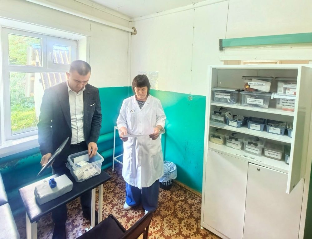 Рабочий визит в Тошкуровскую врачебную амбулаторию